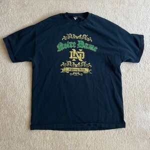 Black Notre Dame Graphic T-Shirt